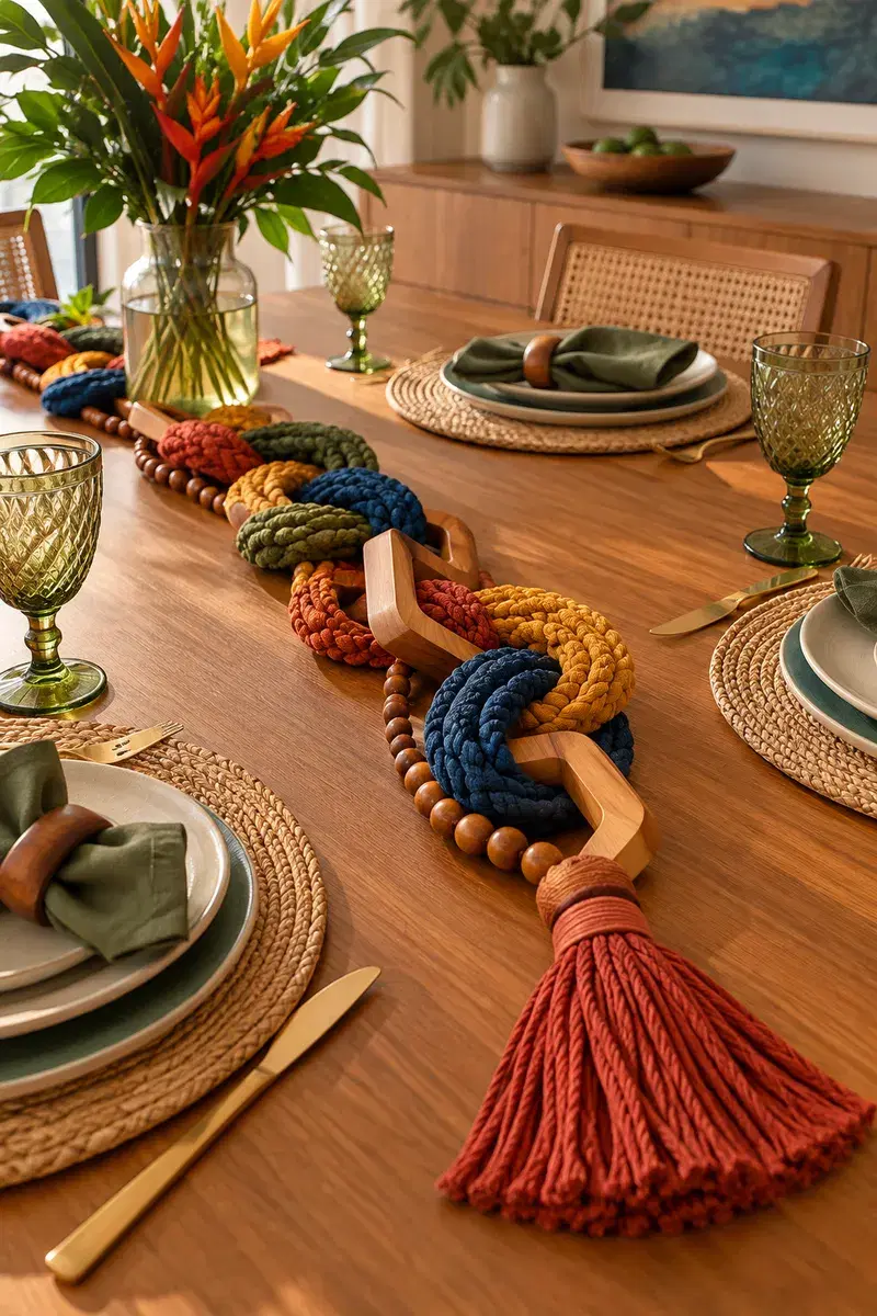 Colar de Mesa Tropical