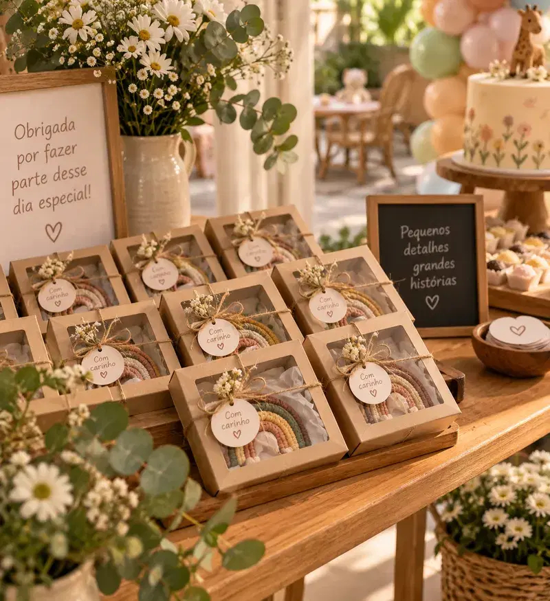 Lembrancinhas artesanais para festa infantil