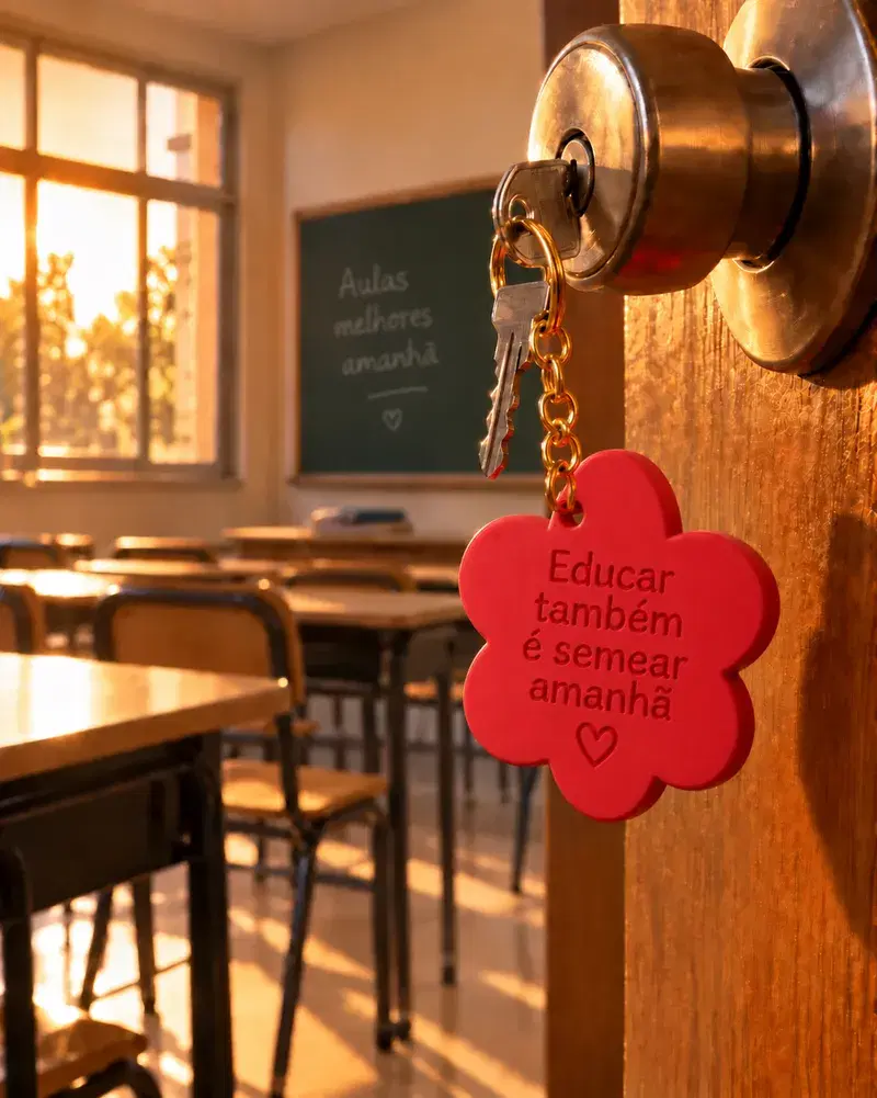 Chaveiro personalizado professor