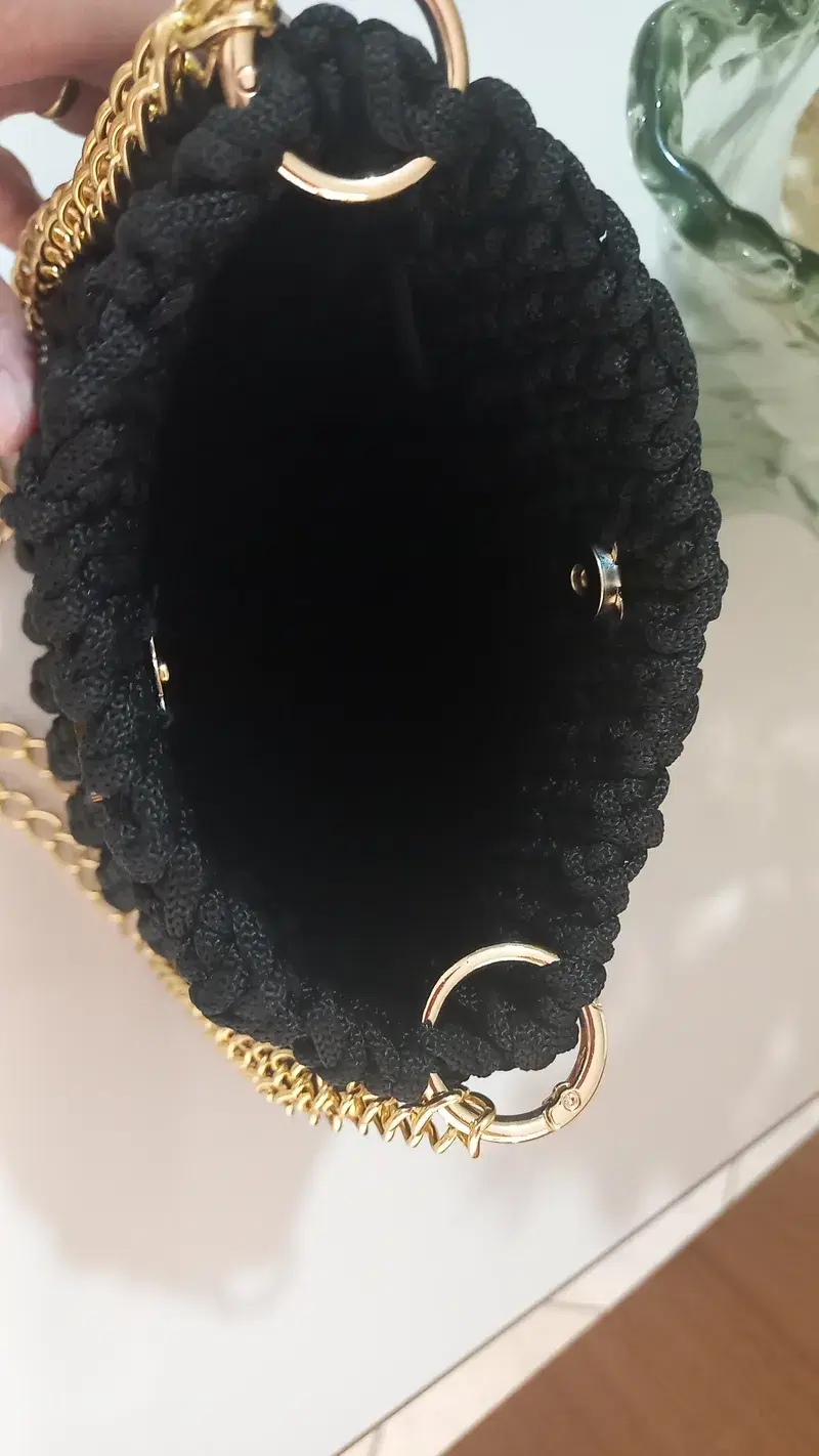 Bolsa de Crochê em fio náutico