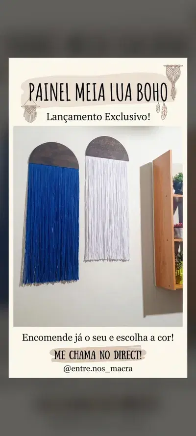 Painel Meia Lua Boho
