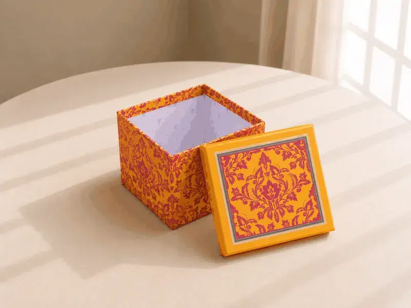 Caixa Cartonada Cubo - Estampada CoraBox