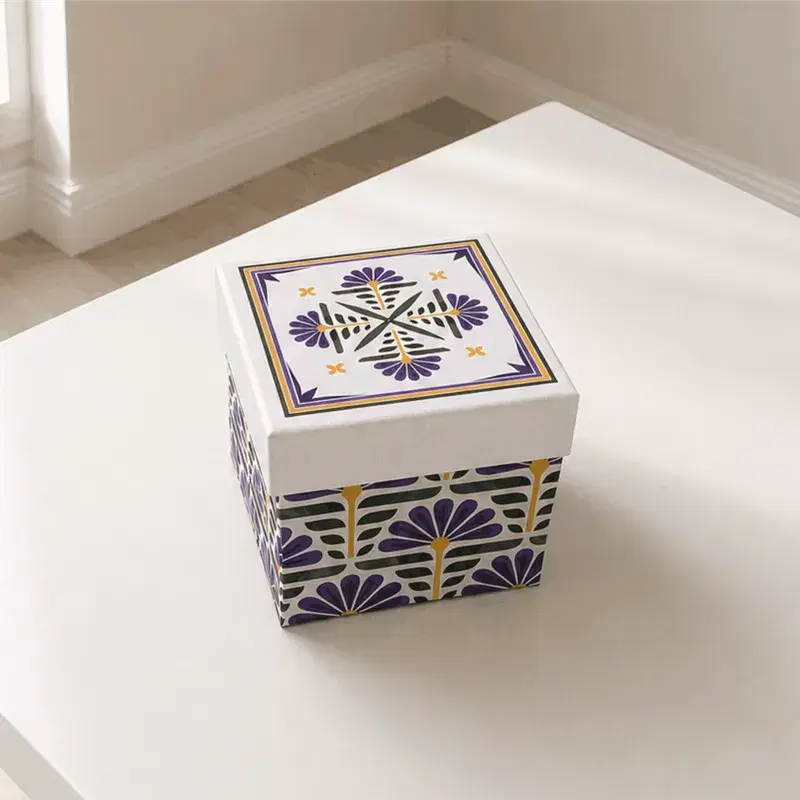 Caixa Cartonada Cubo - Estampada CoraBox