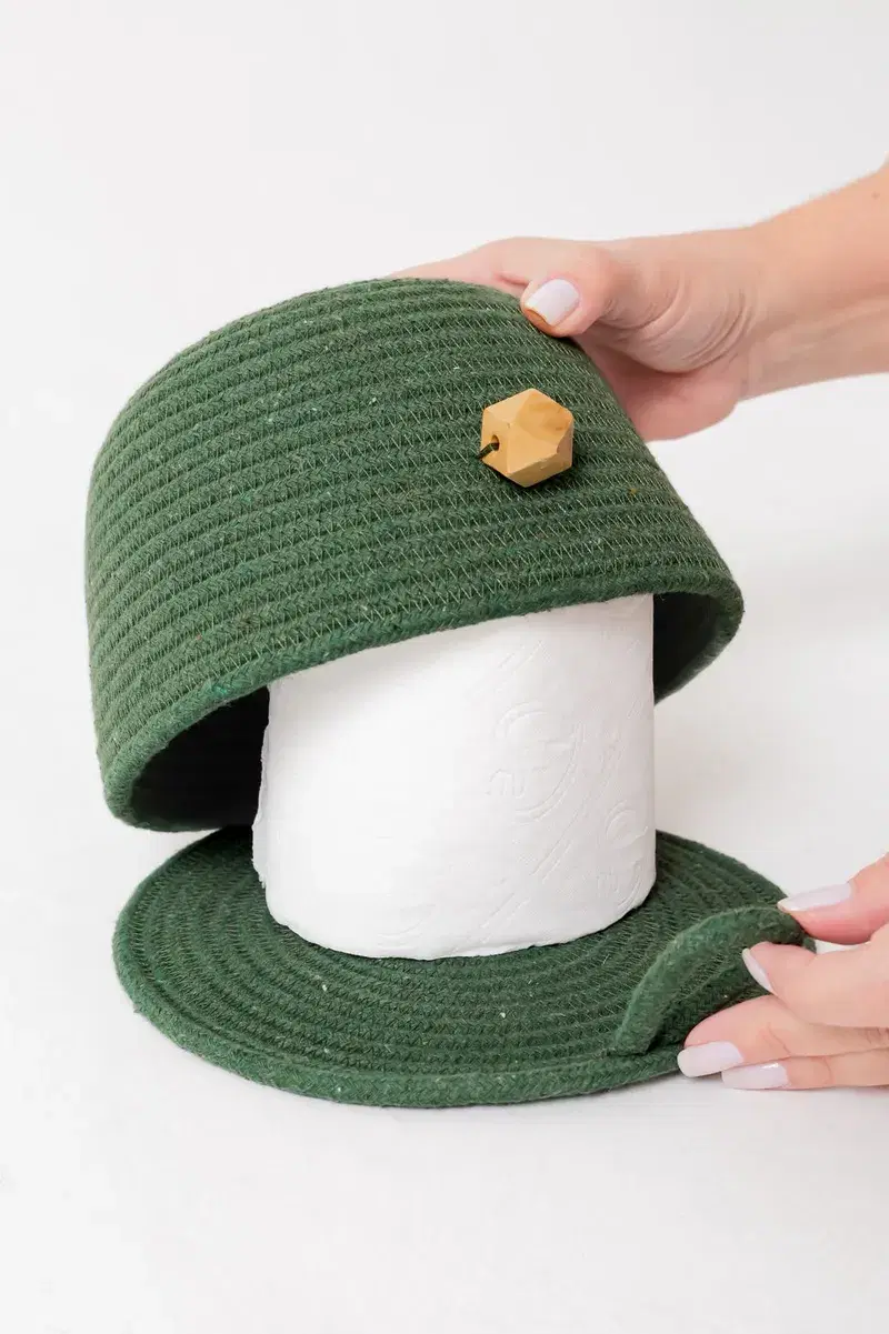 Porta Papel Higiênico ou Papel-Toalha em Corda