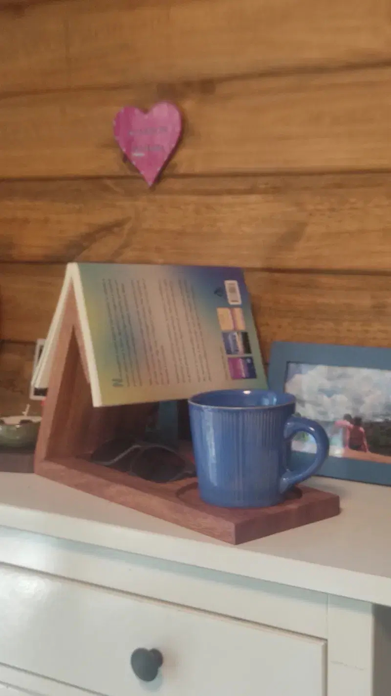 Porta livros marca página