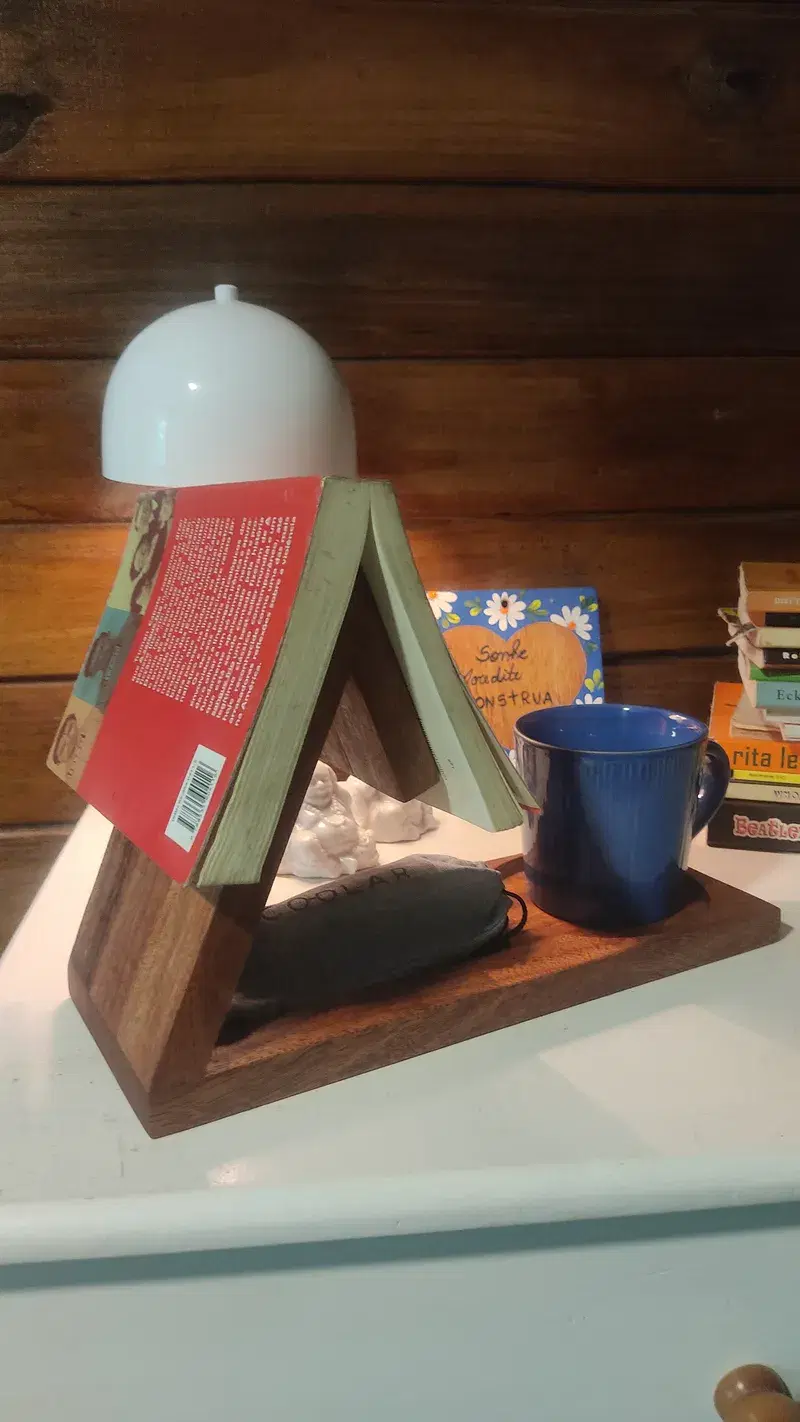 Porta livros marca página