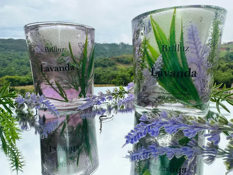 Vela Luminária de Lavanda