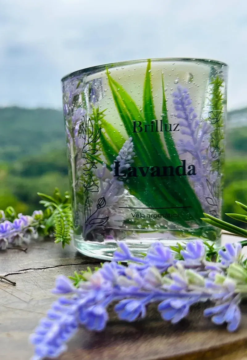 Vela Luminária de Lavanda