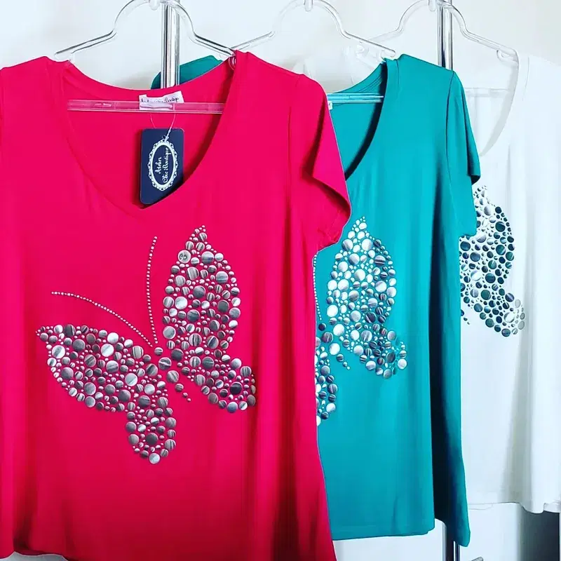 Blusa Borboleta Metal