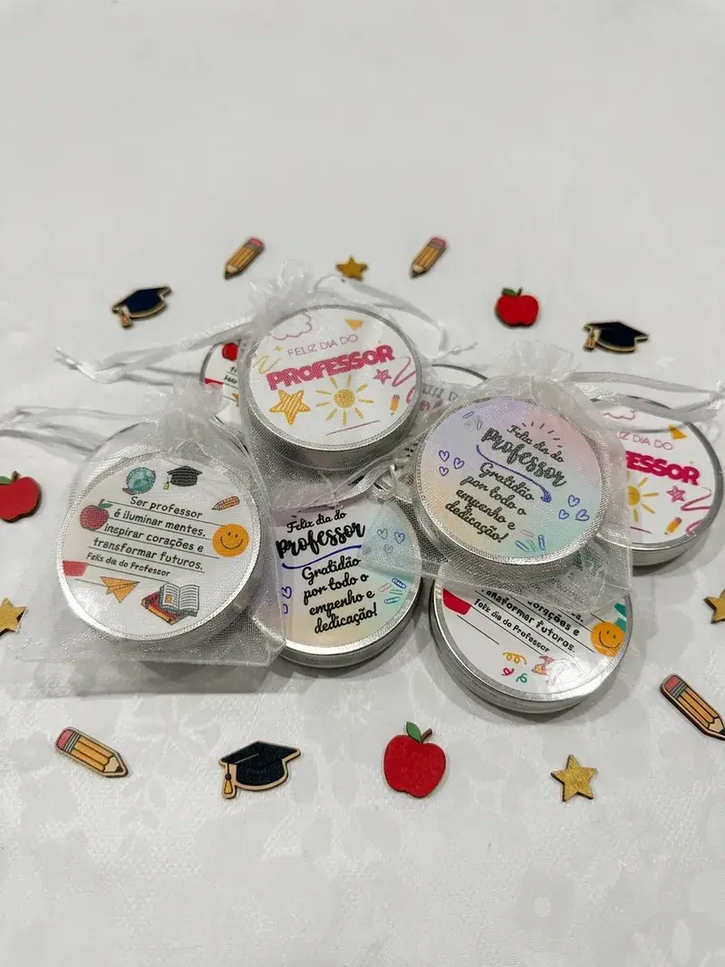 🕯️ Vela Aromática na Latinha – 20g | Dia dos Professores