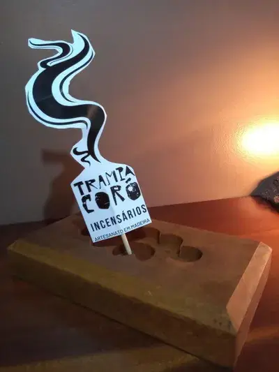 Incensário Peroba. Peça Única