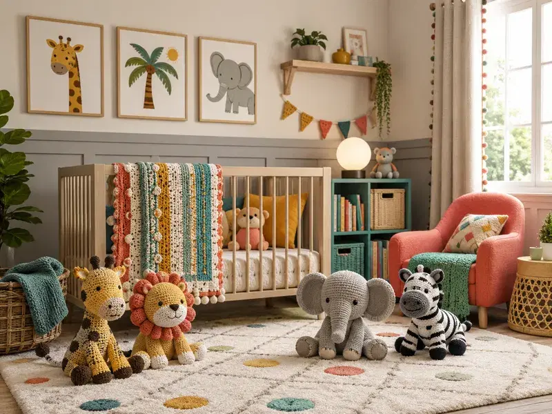 Quarto de Bebê Aconchegante com Bichinhos Artesanais