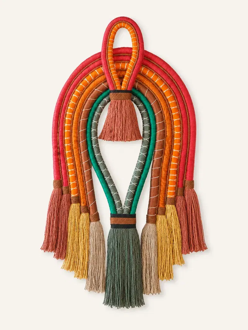 Macramê de parede Cocar Boho