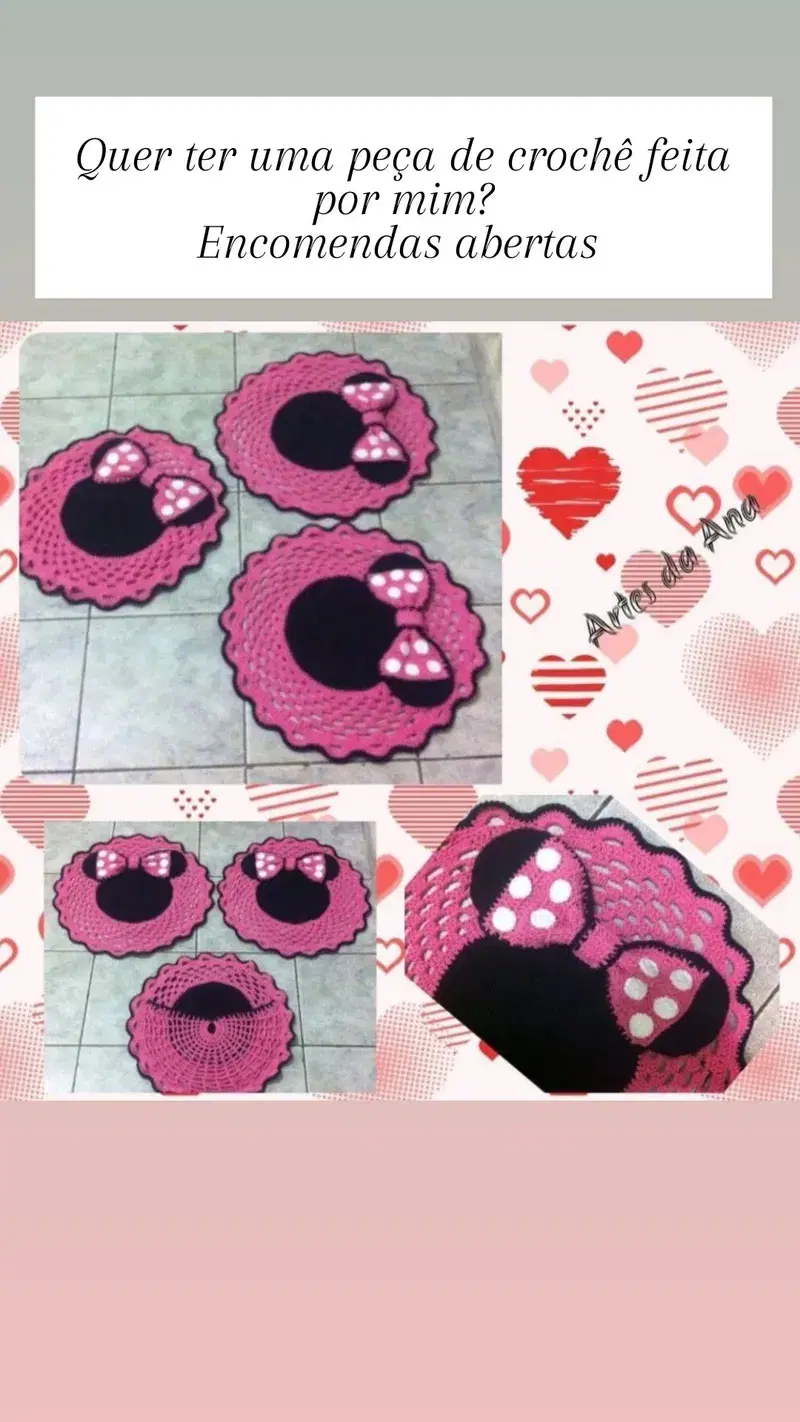 Jogo de banheiro Minnie
