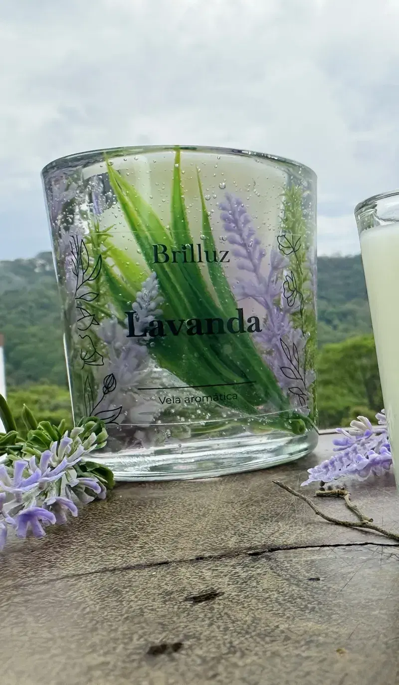 Vela Luminária de Lavanda
