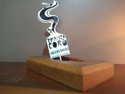 Incensário Peroba. Peça Única