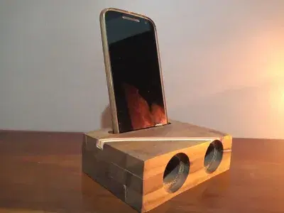 Speaker Suporte E Amplificador Para Celular